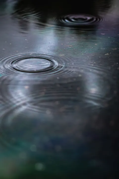 Rain Puddle Phone Wallpaper · rain · 1440×2162