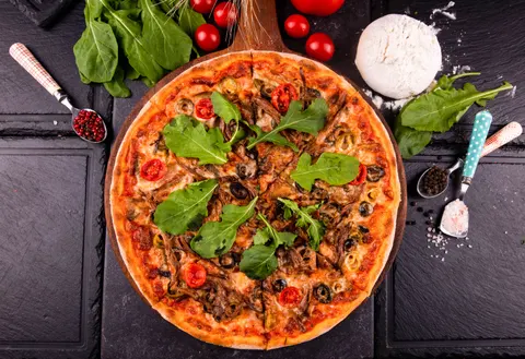 पिज़्ज़ा 4K वॉलपेपर · food · 3840×2628