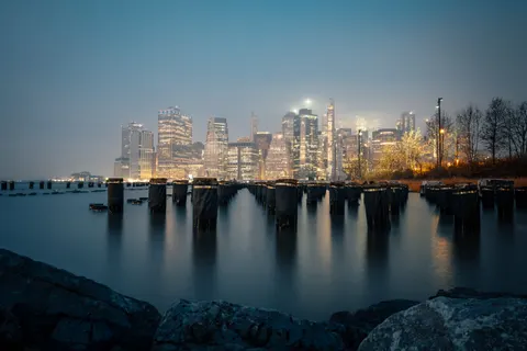 Обои Панорама Нью-Йорка 4K · city · 3840×2560