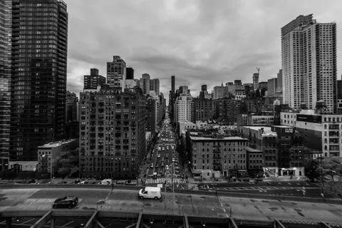 Papel de parede Horizonte de Nova York 4K · city · 3840×2563