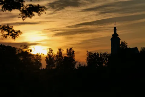 Fond d'écran Coucher de soleil doré 4K · sunset · 3840×2563