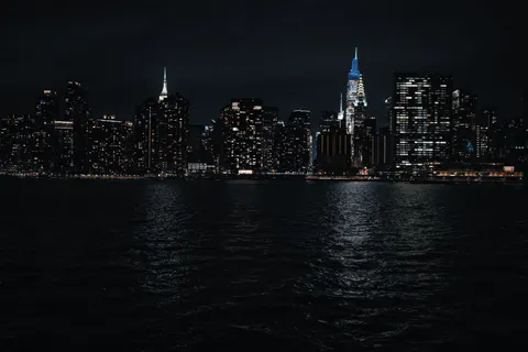 City Skyline at Night 4K Wallpaper · city · 3840×2560