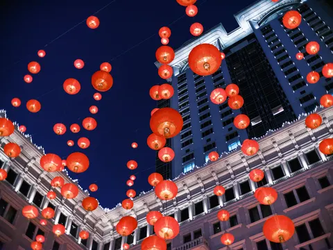 Hongkong bei Nacht 4K Hintergrundbild · city · 3840×2880