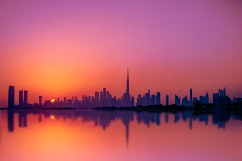 ドバイのスカイライン 4K壁紙 · city · 3840×2560