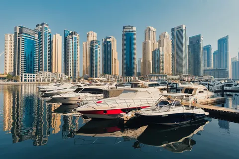 Dubai Skyline 4K Wallpaper · city · 3840×2560