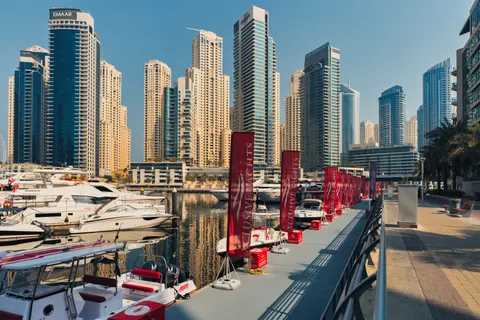 Skyline van Dubai 4K-achtergrond · city · 3840×2560