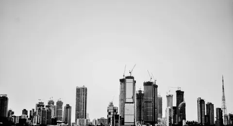 Papel de parede Horizonte de Dubai 4K · city · 3840×2082