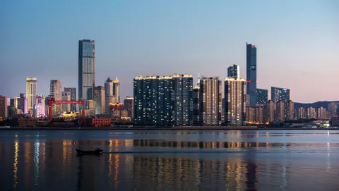 City Skyline at Night 4K Wallpaper · city · 3840×2168