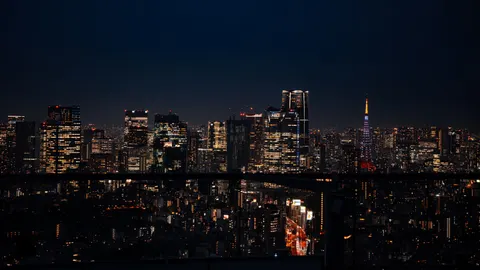 City Skyline at Night 4K Wallpaper · city · 3840×2160