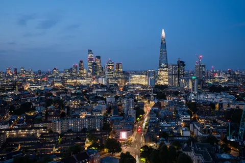 City Skyline at Night 4K Wallpaper · city · 3840×2560