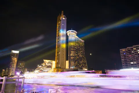 Marina van Singapore 4K-achtergrond · city · 3840×2560