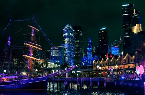新加坡濱海灣 4K桌布 · city · 3840×2531
