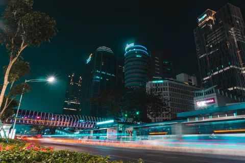 خلفية مرسى سنغافورة بدقة 4K · city · 3840×2560