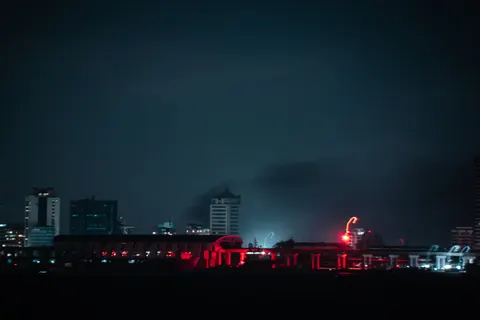 Shanghai Night 4K Wallpaper · city · 3840×2560