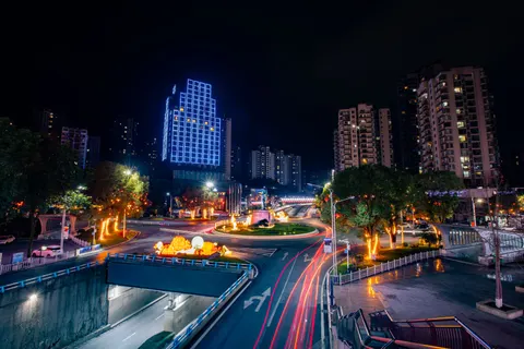 Shanghai Night 4K Wallpaper · city · 3840×2560