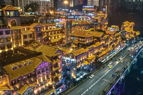 Gece Şanghay 4K Duvar Kağıdı · city · 3840×2560