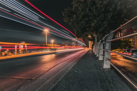 Hình nền Vệt sáng 4K · city · 3840×2560