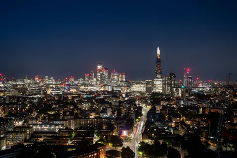 City Skyline at Night 4K Wallpaper · city · 3840×2560