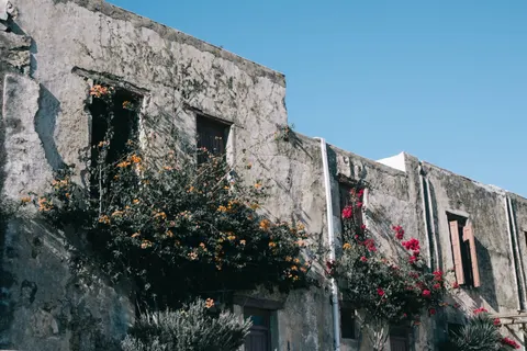 Fond d'écran Santorin 4K · architecture · 3840×2560