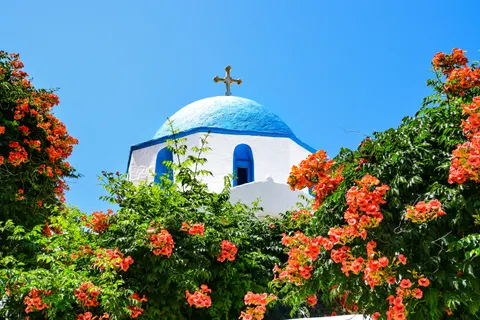 Wallpaper Santorini 4K · architecture · 3840×2560