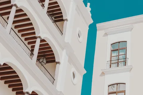 Fond d'écran Santorin 4K · architecture · 3840×2563