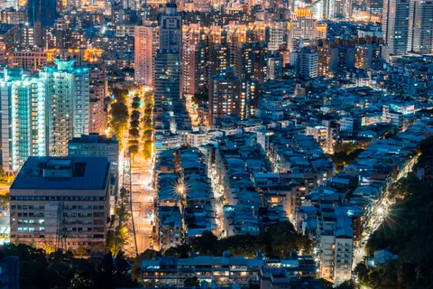 Stadt-Luftaufnahme 4K Hintergrundbild · city · 3840×2561