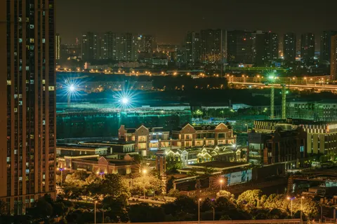 Обои Город с высоты 4K · city · 3840×2561
