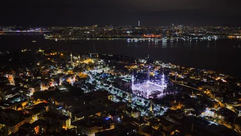 خلفية المدينة من الجو بدقة 4K · city · 3840×2160