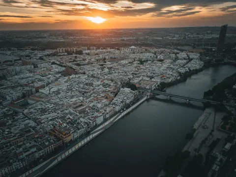 Fondo de pantalla Ciudad aérea 4K · city · 3840×2880