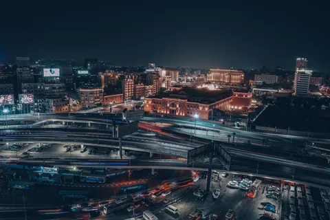 Fond d'écran Ville vue aérienne 4K · city · 3840×2561