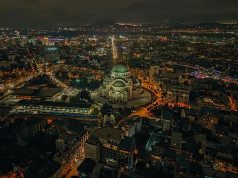 都市の空撮 4K壁紙 · city · 3840×2880