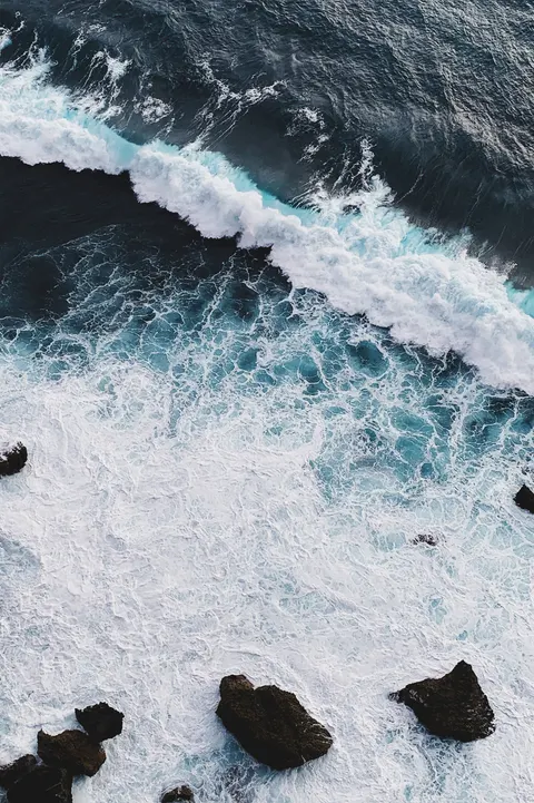 Crashing Wave Phone Wallpaper · ocean_v · 1440×2164