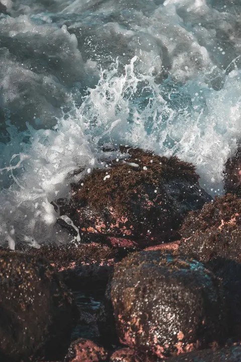 موج در حال شکستن والپیپر موبایل · ocean_v · 1440×2160