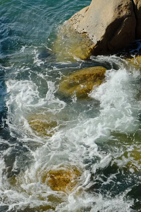 부서지는 파도 휴대폰 배경화면 · ocean_v · 1440×2160