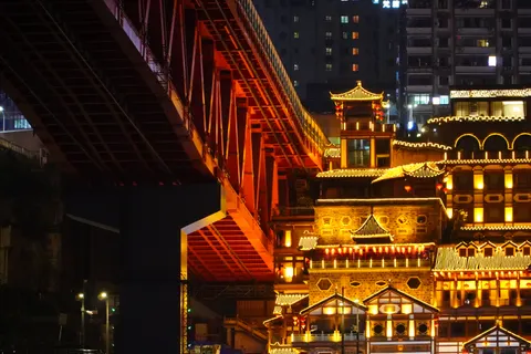 Papel de parede Ponte da cidade 4K · city · 3840×2560