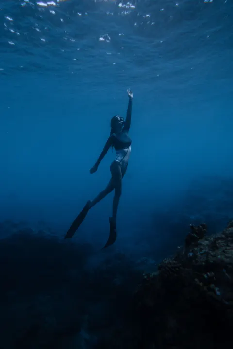 Underwater Blue Phone Wallpaper · ocean_v · 1440×2159