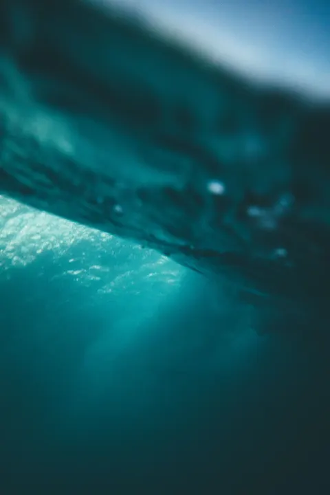 Underwater Blue Phone Wallpaper · ocean_v · 1440×2160