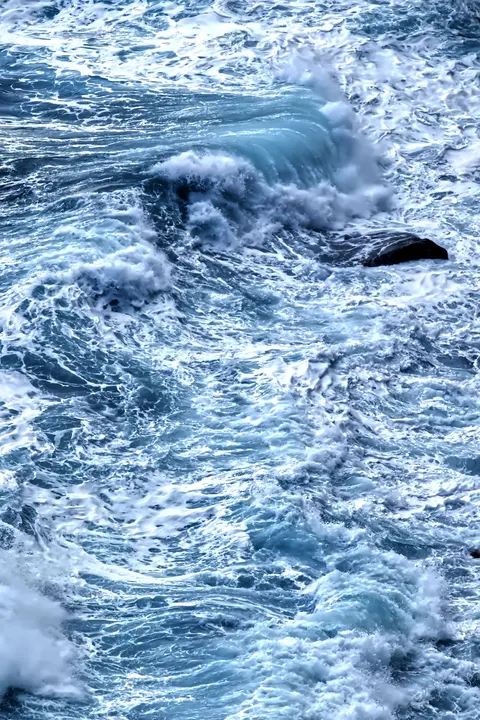 رغوة البحر خلفية للجوال · ocean_v · 1440×2160