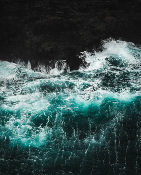 Crashing Wave Phone Wallpaper · ocean_v · 1440×1789