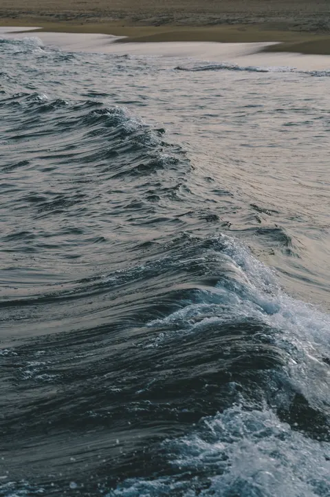 Shore Waves Phone Wallpaper · ocean_v · 1440×2166