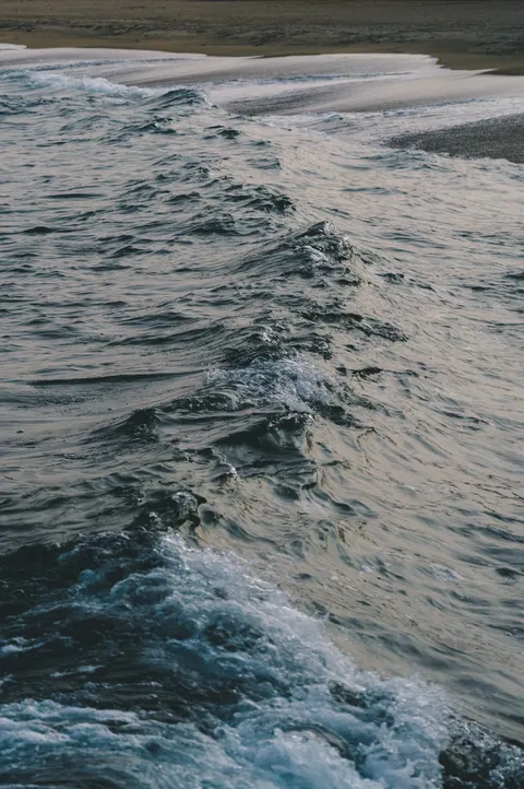 Shore Waves Phone Wallpaper · ocean_v · 1440×2166