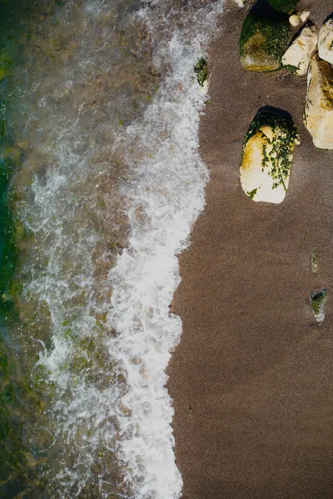 Fondo de Pantalla para Móvil Olas en la Orilla · ocean_v · 1440×2160