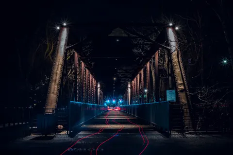 도시 다리 4K 배경화면 · city · 3840×2555