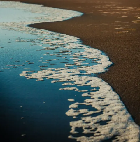 Shore Waves Phone Wallpaper · ocean_v · 1440×1462