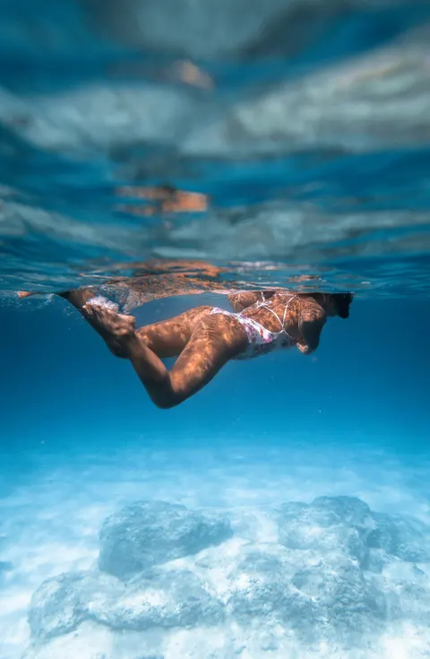 Underwater Blue Phone Wallpaper · ocean_v · 1440×2206