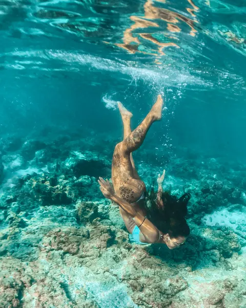 آبی زیر آب والپیپر موبایل · ocean_v · 1440×1800