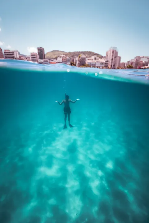 Underwater Blue Phone Wallpaper · ocean_v · 1440×2160