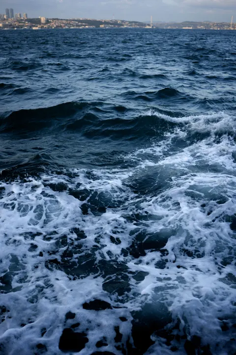 海浪泡沫 手機桌布 · ocean_v · 1440×2160
