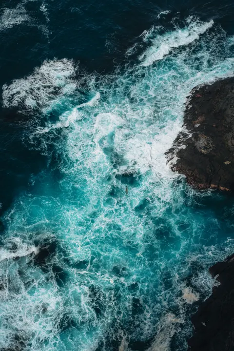 Sea Foam Phone Wallpaper · ocean_v · 1440×2160