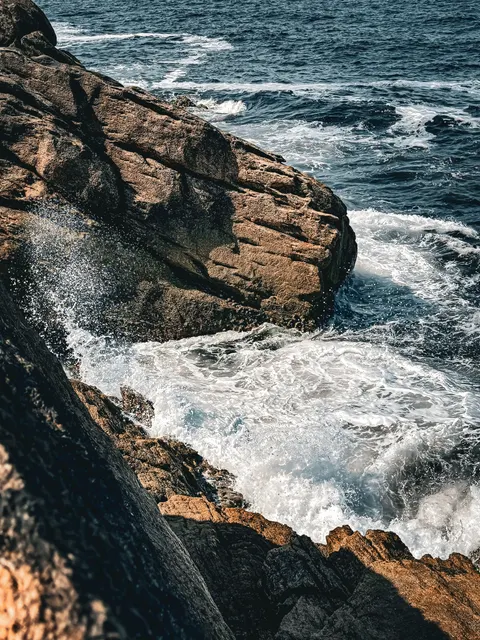 Brekende golf Telefoon Achtergrond · ocean_v · 1440×1920